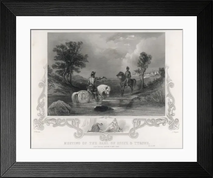 Framed Print : Tyrone and the earl of Essex Framed Print : Tyrone and the earl of Essex