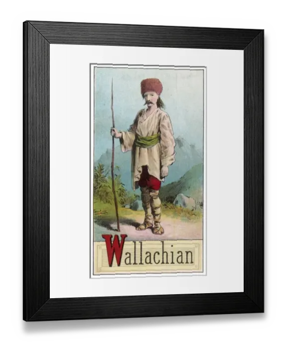 Framed Print : Wallachian man of Romania Framed Print : Wallachian man of Romania