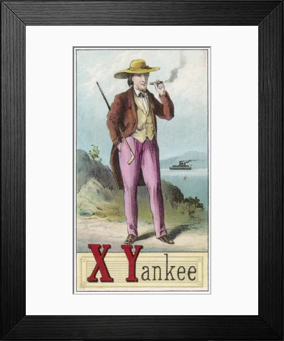 Framed Print : Yankee man, southern USA Framed Print : Yankee man, southern USA