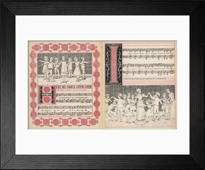 Framed Print : Here we dance Lubin, Lubin, words and music Framed Print : Here we dance Lubin, Lubin, words and music