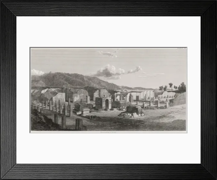 Framed Print : Ruins of Pompeii Framed Print : Ruins of Pompeii