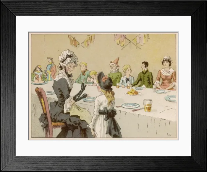 Framed Print : Margery meets Old Mother Hubbard Framed Print : Margery meets Old Mother Hubbard