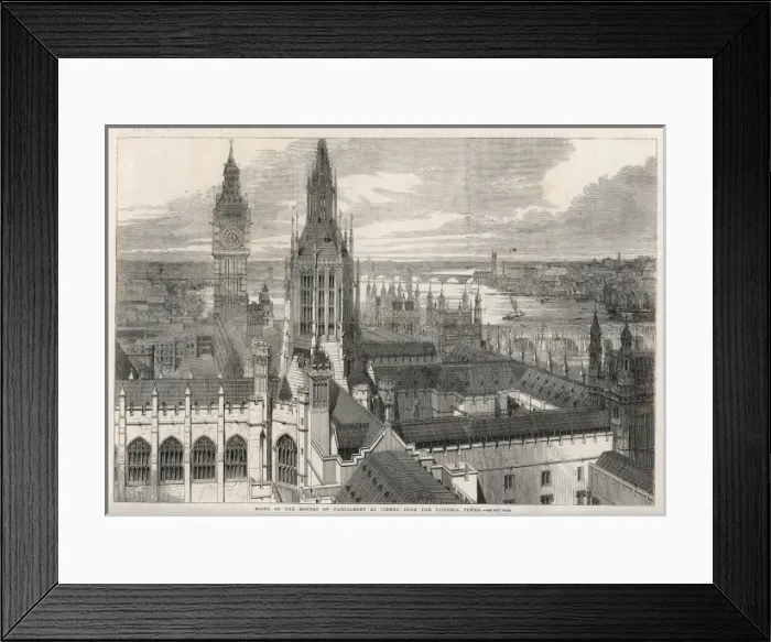 Framed Print : Westminster, London Framed Print : Westminster, London