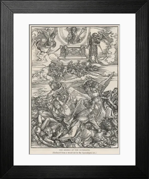 Framed Print : The Angels of the Euphrates Framed Print : The Angels of the Euphrates