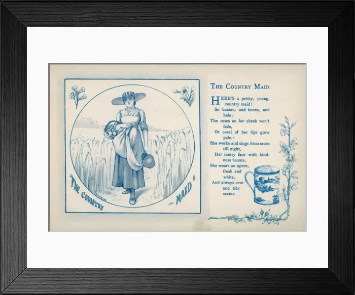 Framed Print : The Country Maid Framed Print : The Country Maid