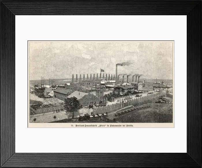 Framed Print : Cement Factory Framed Print : Cement Factory