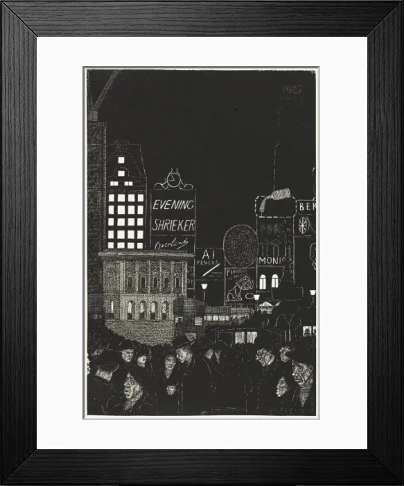 Framed Print : Piccadilly Circus at night Framed Print : Piccadilly Circus at night