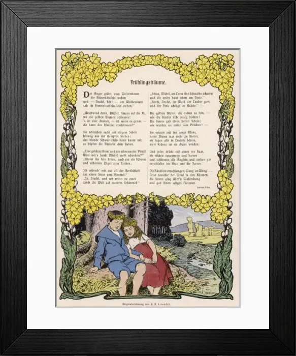 Framed Print : Boy and Girl Asleep 1902 Framed Print : Boy and Girl Asleep 1902