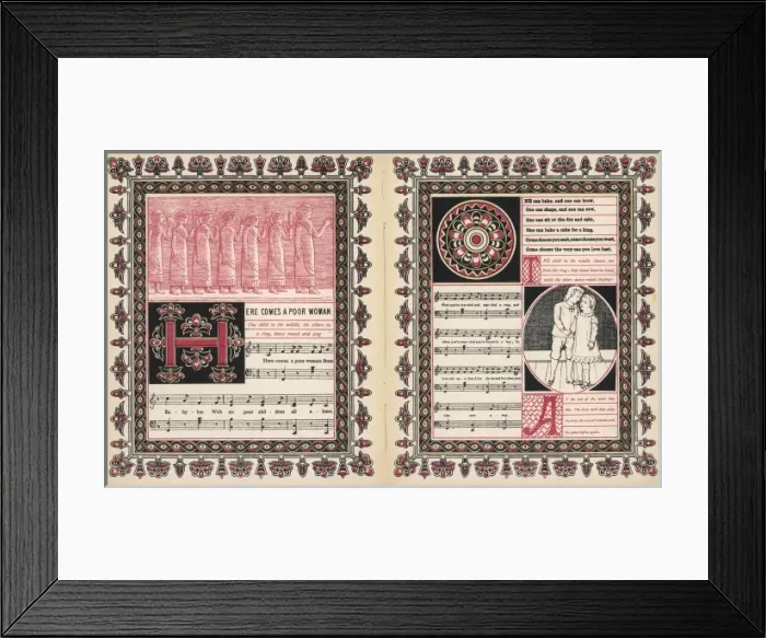 Framed Print : Here Comes a Poor Woman Framed Print : Here Comes a Poor Woman
