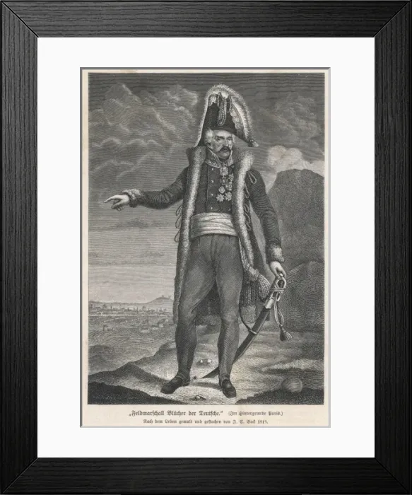Framed Print : BLUCHER (1742 - 1819) Framed Print : BLUCHER (1742 - 1819)