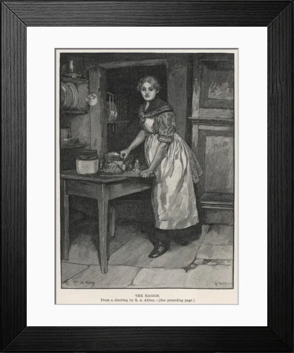 Framed Print : Preparing the Haggis Framed Print : Preparing the Haggis