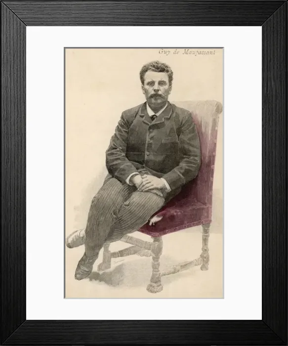 Framed Print : Maupassant / Pcontemporain Framed Print : Maupassant / Pcontemporain