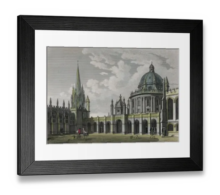 Framed Print : Oxford / All Souls 1821 Framed Print : Oxford / All Souls 1821