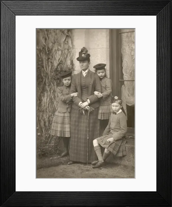 Framed Print : Connaught Family 1893 Framed Print : Connaught Family 1893