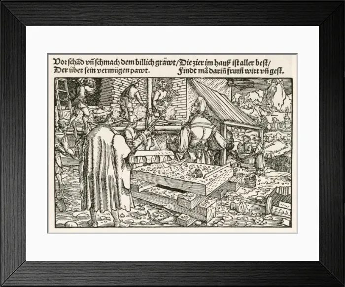 Framed Print : Building from Stone Framed Print : Building from Stone