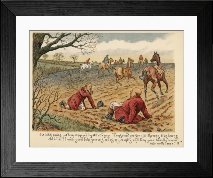 Framed Print : Mr Popple and the Mfh Framed Print : Mr Popple and the Mfh
