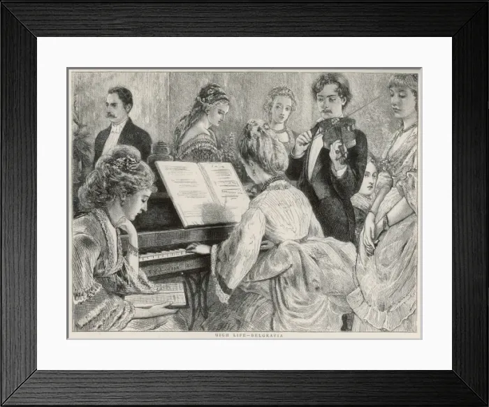 Framed Print : Music / At Home Framed Print : Music / At Home