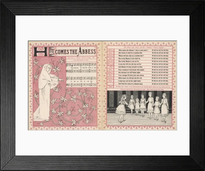 Framed Print : Here Comes the Abbess Framed Print : Here Comes the Abbess
