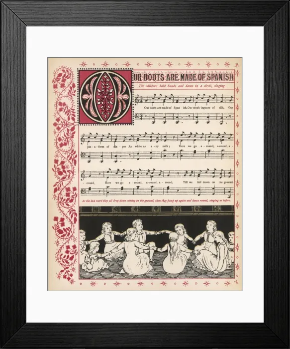 Framed Print : Boots Made of Spanish Framed Print : Boots Made of Spanish