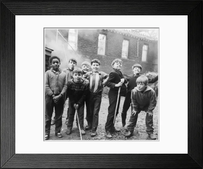 Framed Print : Children in Sheffield Framed Print : Children in Sheffield