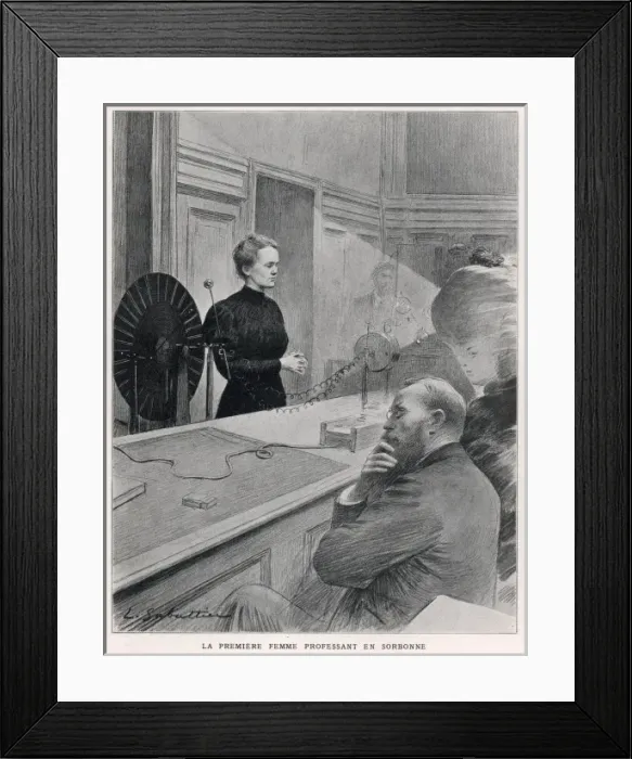 Framed Print : CURIE (1867-1934) Framed Print : CURIE (1867-1934)