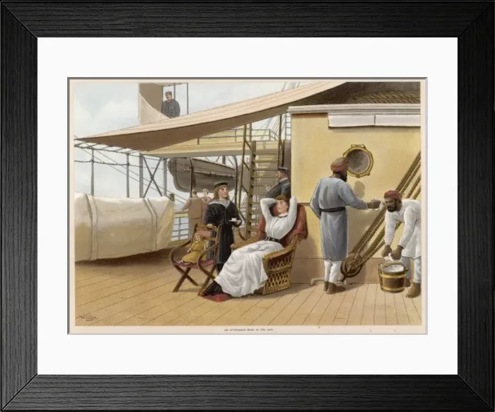 Framed Print : Passengers in the Med Framed Print : Passengers in the Med