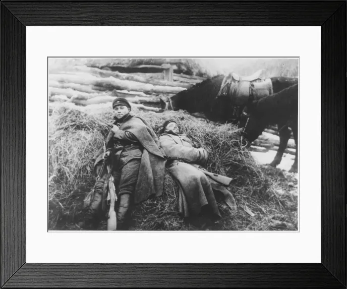 Framed Print : Red Army Soldiers resting 1920 Framed Print : Red Army Soldiers resting 1920