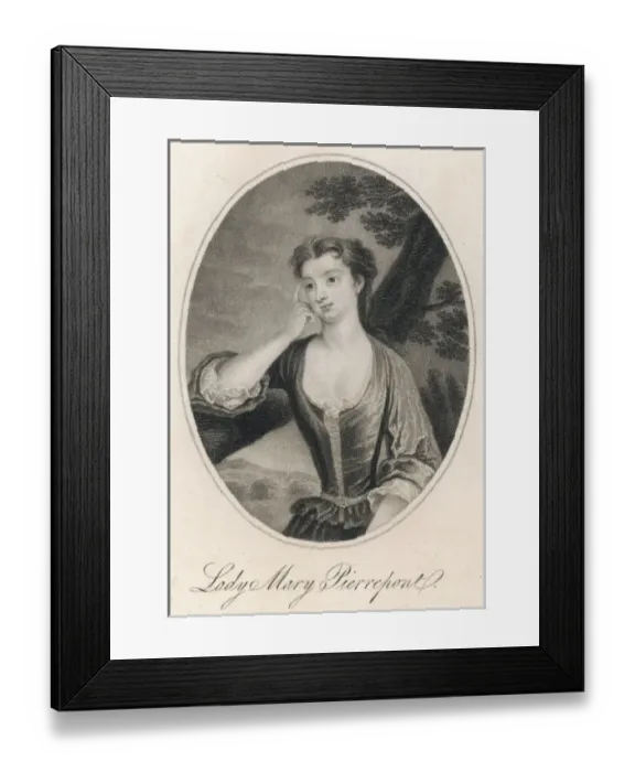 Framed Print : Lady Mary Wortley Montagu Framed Print : Lady Mary Wortley Montagu