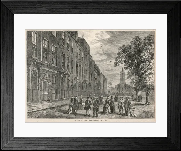 Framed Print : Hampstead, London Framed Print : Hampstead, London