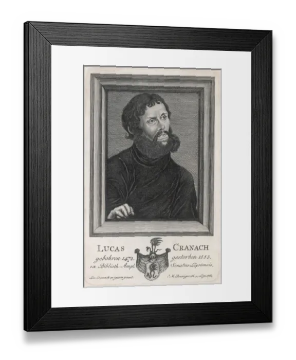 Framed Print : Cranach / Bernigeroth Framed Print : Cranach / Bernigeroth