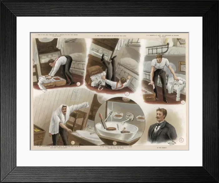 Framed Print : Dressing with Difficulty Framed Print : Dressing with Difficulty