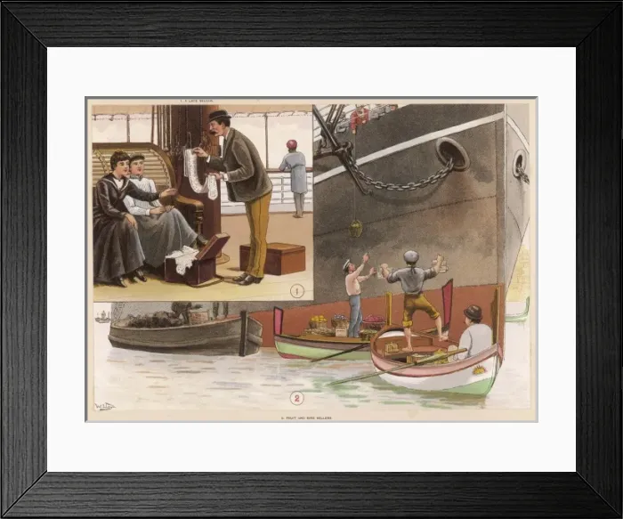 Framed Print : Passengers and Traders Framed Print : Passengers and Traders