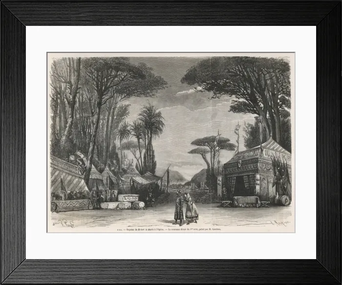 Framed Print : Meyerbeer / Robert Diable Framed Print : Meyerbeer / Robert Diable