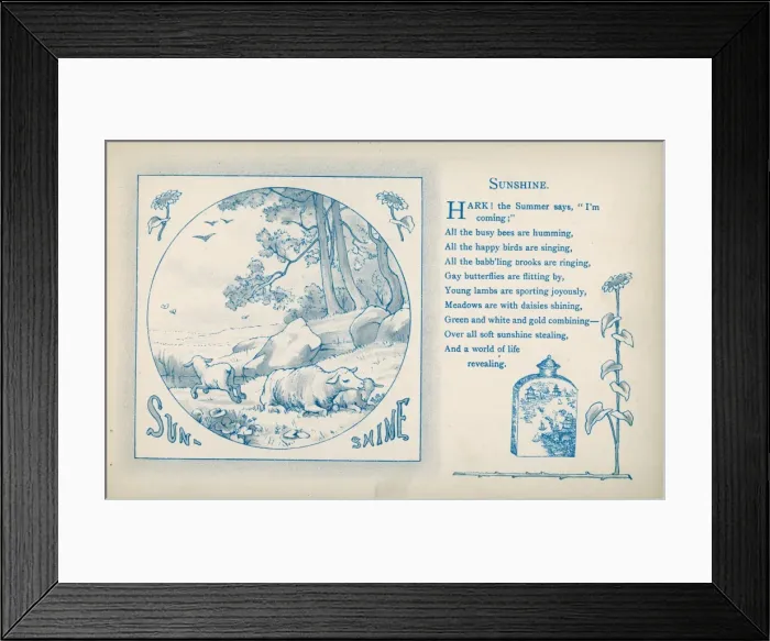 Framed Print : Summer Day 1886 Framed Print : Summer Day 1886