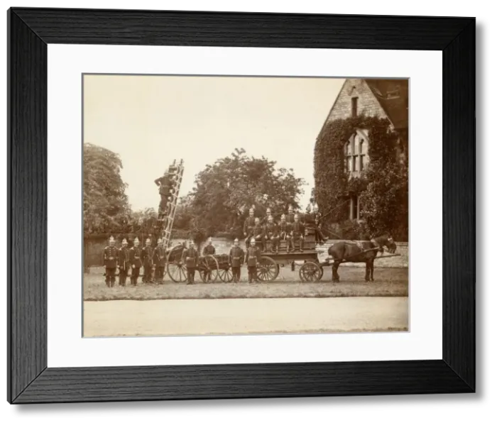 Framed Print : Fire Brigade & Engine Framed Print : Fire Brigade & Engine