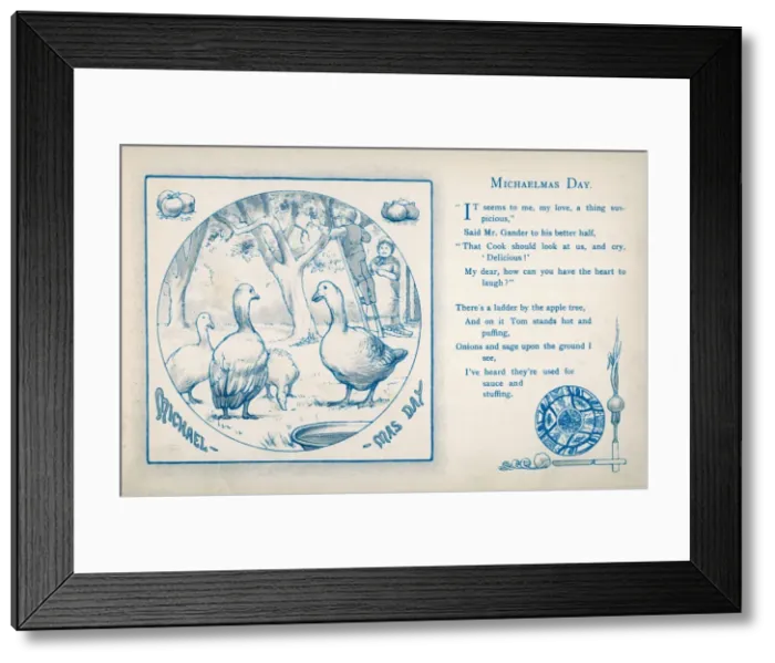 Framed Print : Michaelmas Geese 1886 Framed Print : Michaelmas Geese 1886