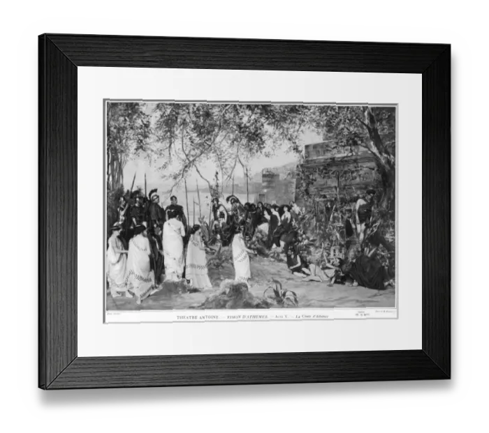 Framed Print : Shakespeare / Timon Framed Print : Shakespeare / Timon