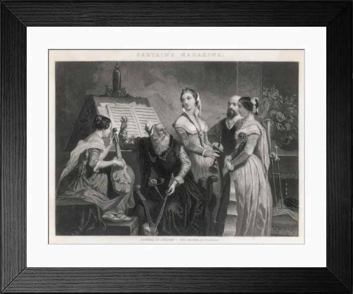 Framed Print : PORPORA (1686 - 1766) Framed Print : PORPORA (1686 - 1766)