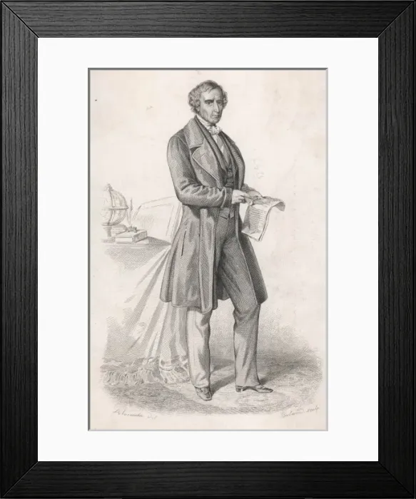 Framed Print : FRANCOIS ARAGO 1786 1853 Framed Print : FRANCOIS ARAGO 1786 1853