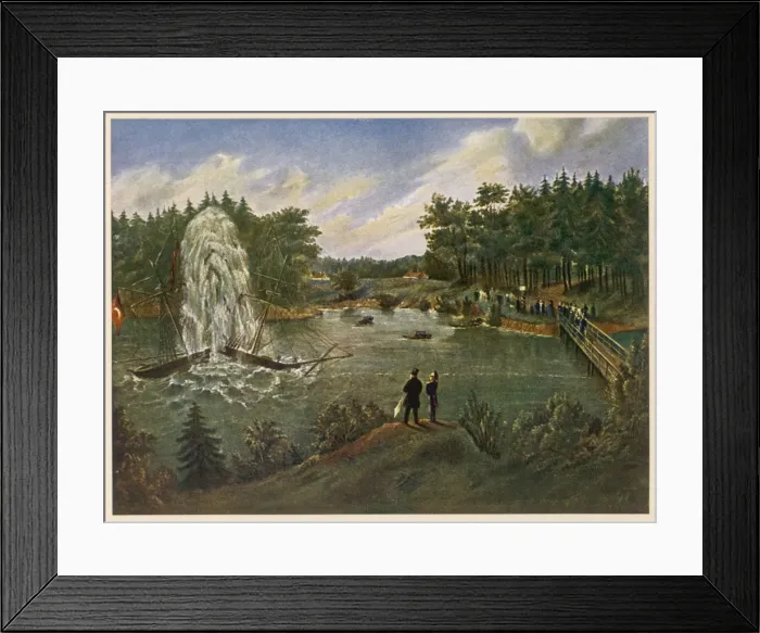 Framed Print : Weapons / Mines at Sea Framed Print : Weapons / Mines at Sea