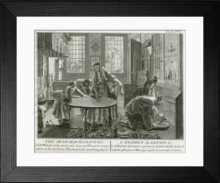 Framed Print : Judaism / Searching Leaven Framed Print : Judaism / Searching Leaven