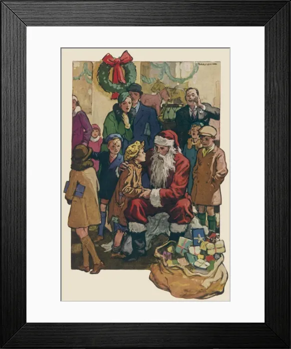 Framed Print : Father Christmas Framed Print : Father Christmas