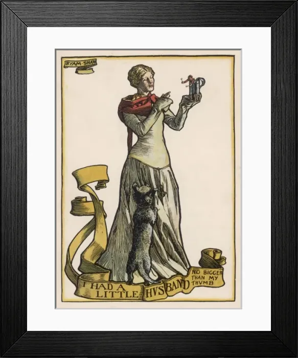 Framed Print : I had a Little Husband Framed Print : I had a Little Husband