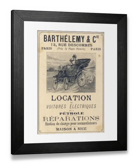 Framed Print : Barthelemy Voiture Framed Print : Barthelemy Voiture