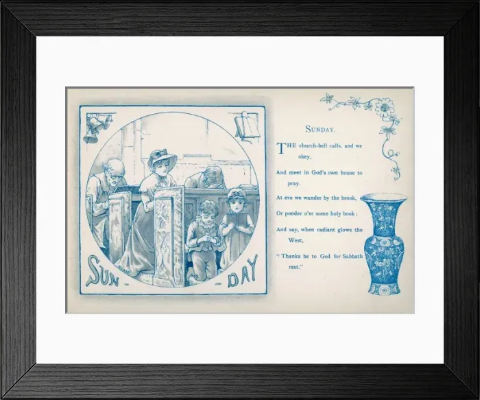 Framed Print : Churchgoers 1886 Framed Print : Churchgoers 1886