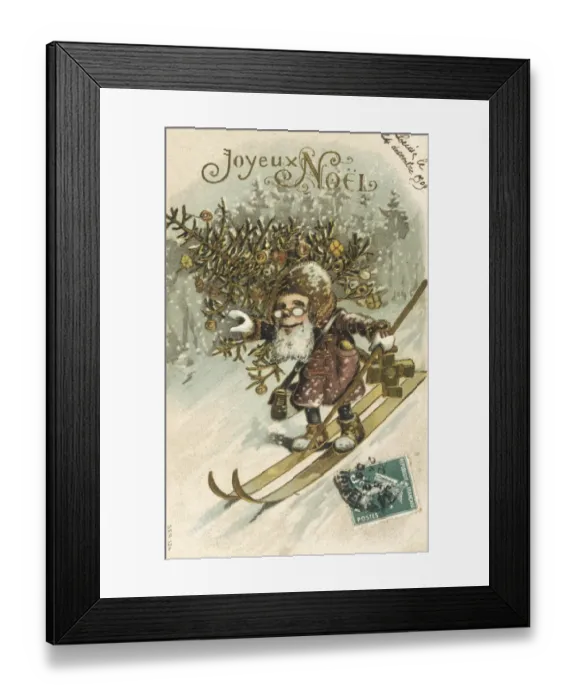 Framed Print : F. Christmas / Ski Framed Print : F. Christmas / Ski