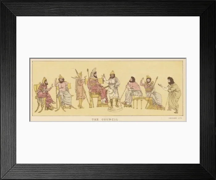 Framed Print : Xerxes War Council Framed Print : Xerxes War Council