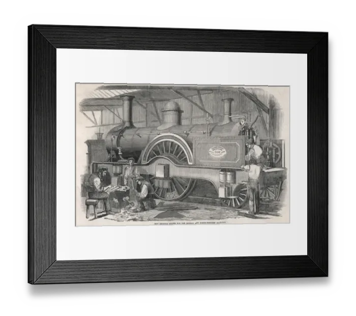 Framed Print : Rail / Manufacture Framed Print : Rail / Manufacture