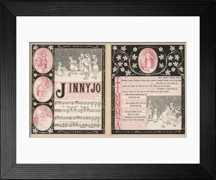 Framed Print : Game: Jinny Jo 1886 Framed Print : Game: Jinny Jo 1886