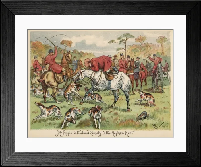 Framed Print : Misbehaving Horse 1898 Framed Print : Misbehaving Horse 1898